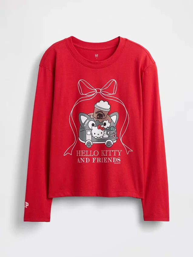 Oversized-T-Shirt mit Grafik für Kinder