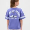 Oversized-T-Shirt mit Grafik für Kinder