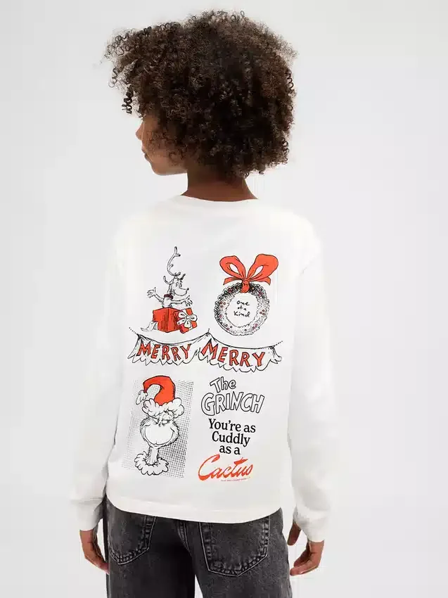 Oversized-T-Shirt mit Grafik für Kinder