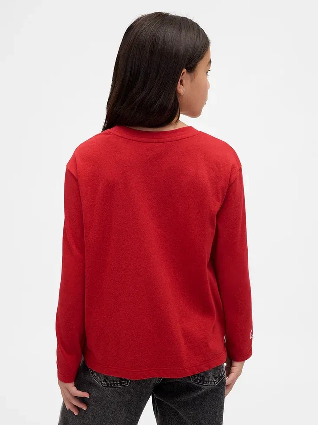 Oversized-T-Shirt mit Grafik für Kinder