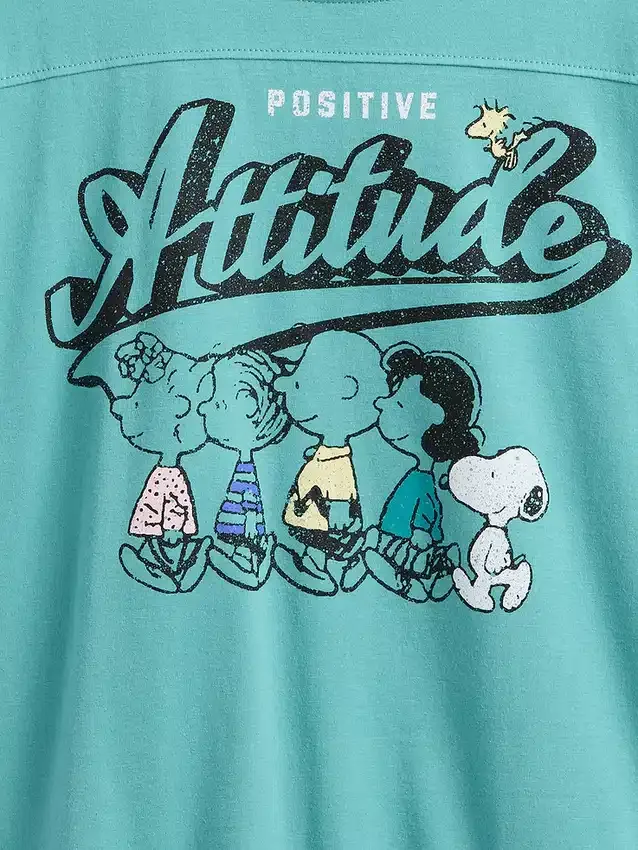 Oversized-T-Shirt mit Grafik für Kinder