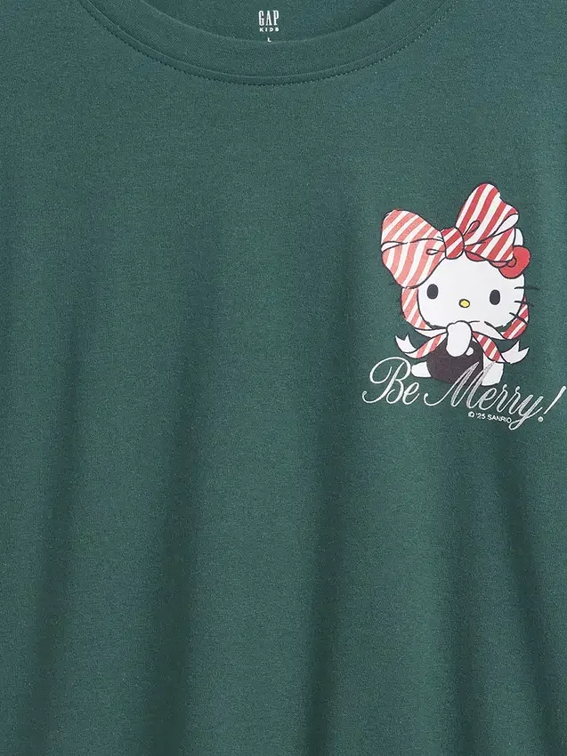 Oversized-T-Shirt mit Grafik für Kinder