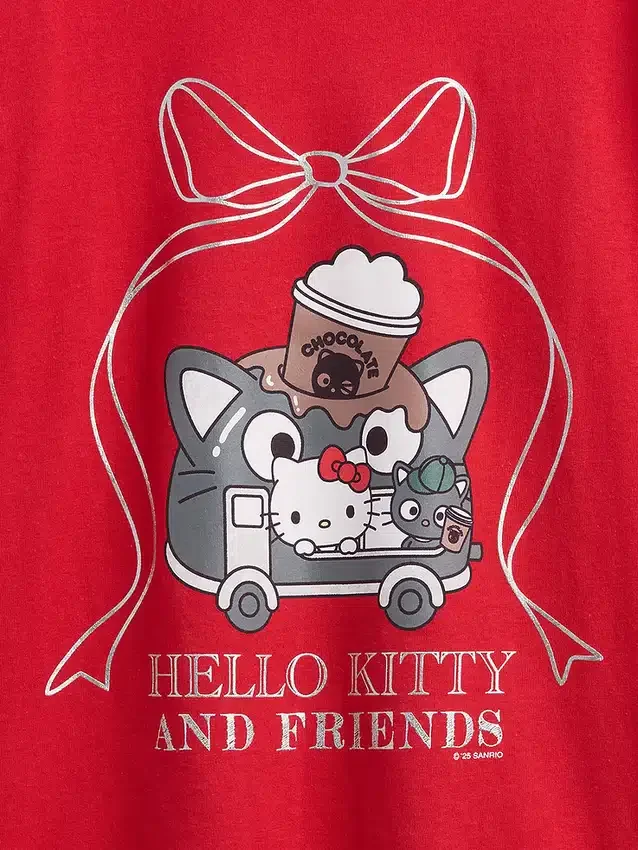 Oversized-T-Shirt mit Grafik für Kinder