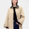 Oversized-Trenchcoat aus Twill