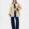 Oversized-Trenchcoat aus Twill