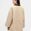 Oversized-Trenchcoat aus Twill