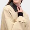 Oversized-Trenchcoat aus Twill