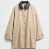 Oversized-Trenchcoat aus Twill