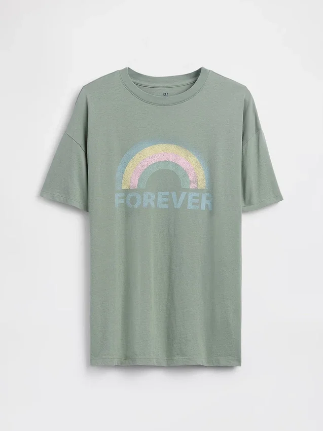 Oversized-Tunika-T-Shirt für Kinder