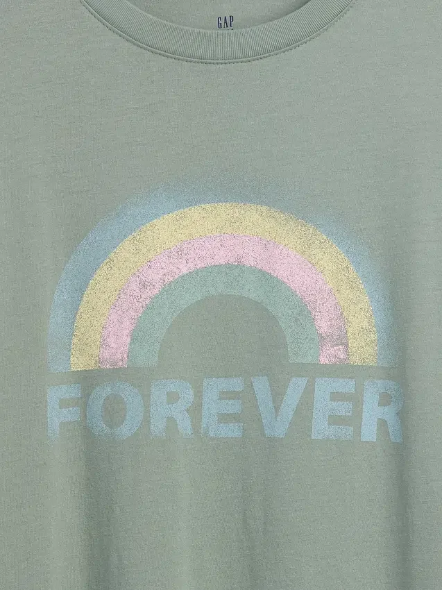 Oversized-Tunika-T-Shirt für Kinder