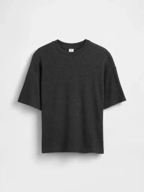 Oversized-Waffel-T-Shirt für Kinder