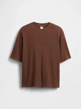 Oversized-Waffel-T-Shirt für Kinder