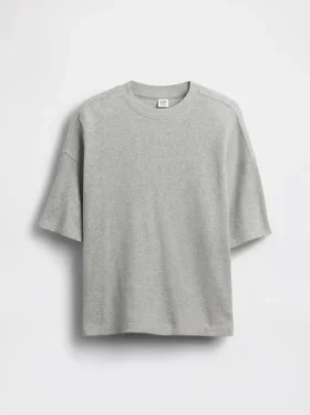 Oversized-Waffel-T-Shirt für Kinder