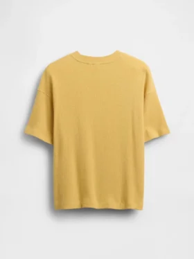 Oversized-Waffel-T-Shirt für Kinder