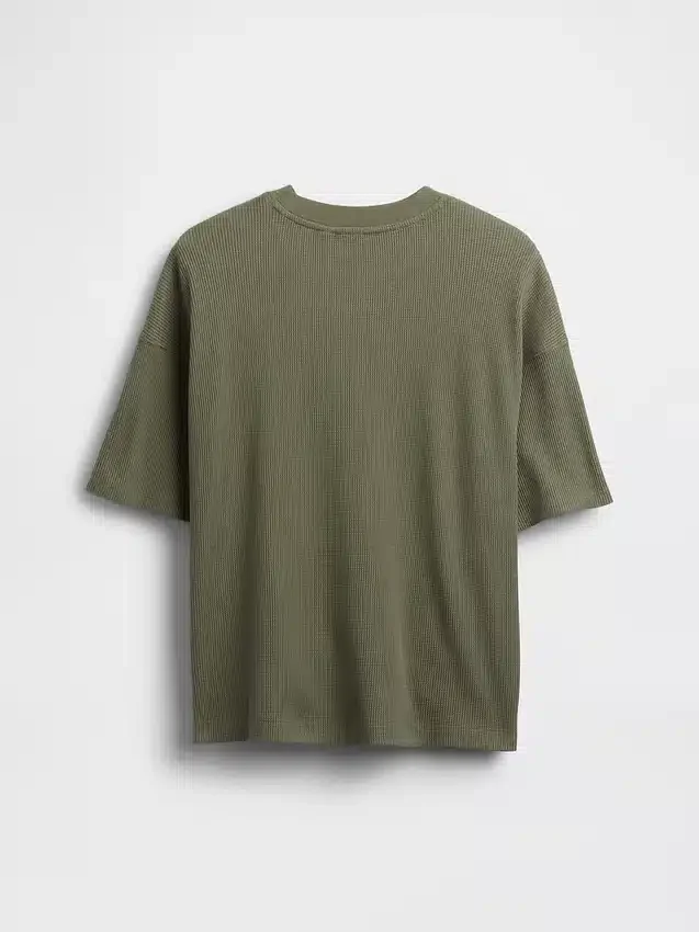 Oversized-Waffel-T-Shirt für Kinder