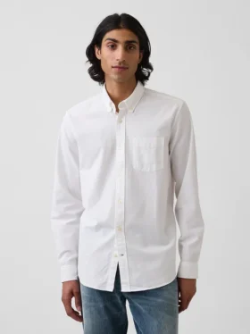 Oxford-Hemd mit Button-Down-Kragen