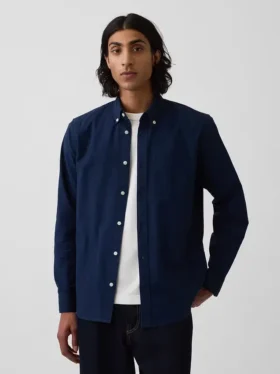 Oxford-Hemd mit Button-Down-Kragen