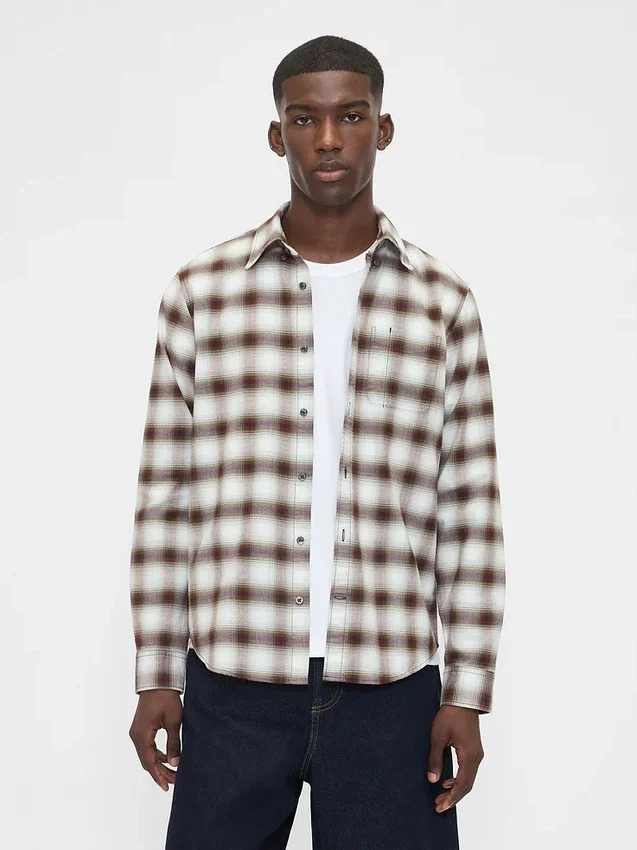 Oxford-Hemd mit Button-Down-Kragen