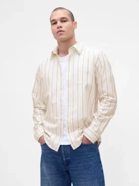 Oxford-Hemd mit Button-Down-Kragen