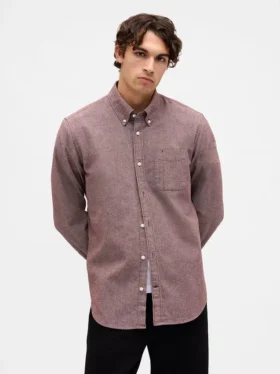 Oxford-Hemd mit Button-Down-Kragen