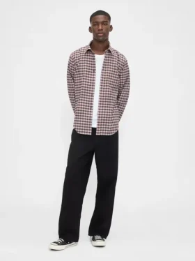 Oxford-Hemd mit Button-Down-Kragen