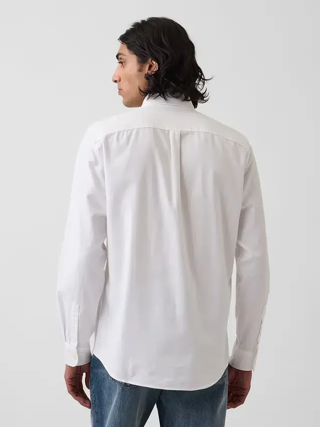 Oxford-Hemd mit Button-Down-Kragen