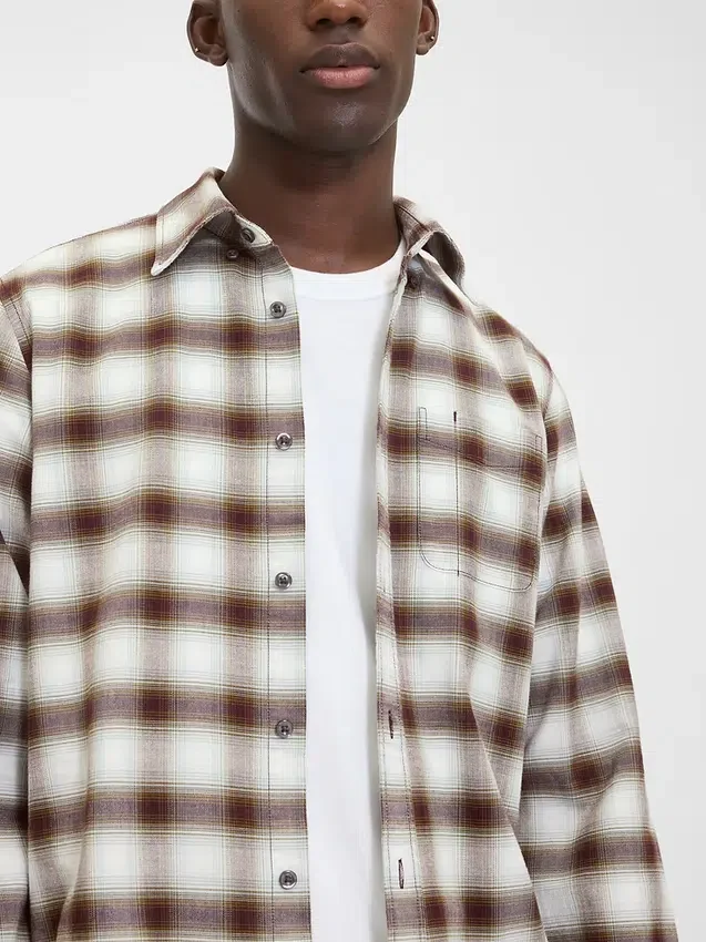 Oxford-Hemd mit Button-Down-Kragen