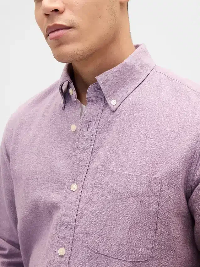 Oxford-Hemd mit Button-Down-Kragen