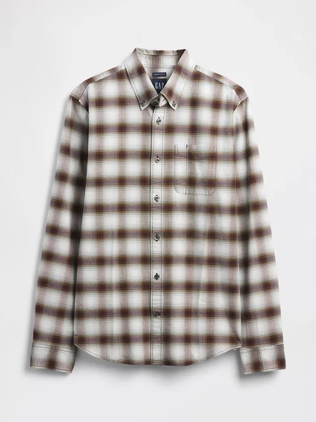 Oxford-Hemd mit Button-Down-Kragen