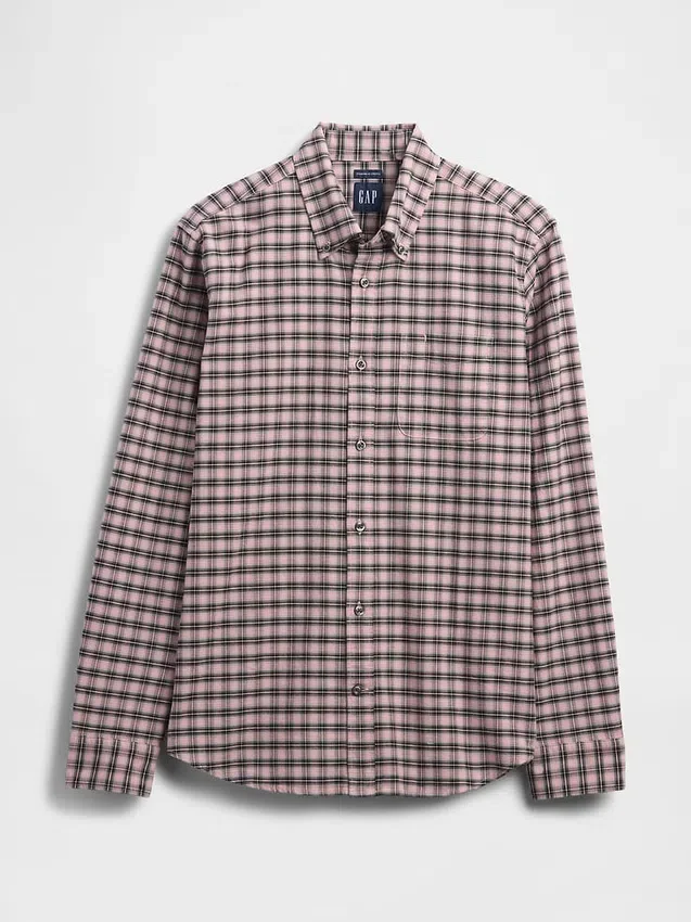 Oxford-Hemd mit Button-Down-Kragen