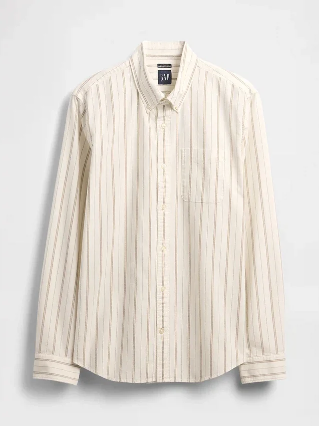 Oxford-Hemd mit Button-Down-Kragen