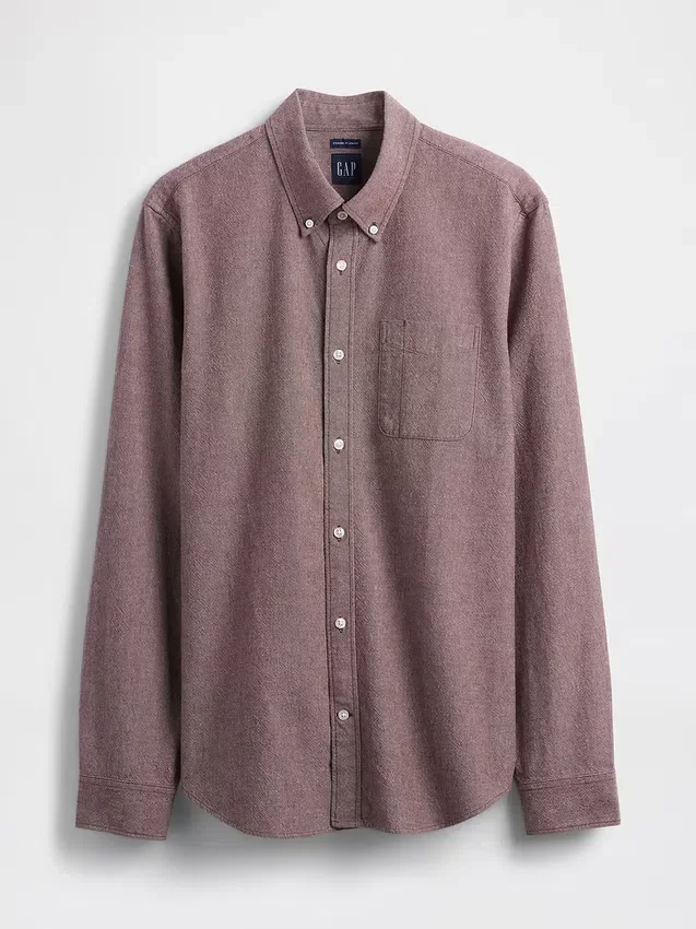 Oxford-Hemd mit Button-Down-Kragen