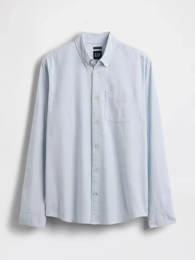 Oxford-Hemd mit Button-Down-Kragen