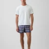 Oxford-Pyjama-Shorts