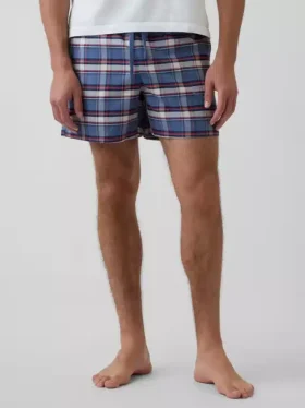 Oxford-Pyjama-Shorts