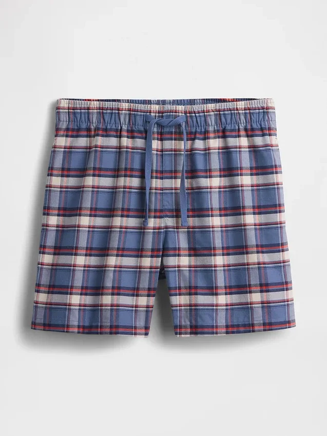 Oxford-Pyjama-Shorts
