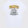Peanuts-Baseball-T-Shirt mit kurzen Shorts für Kleinkinder