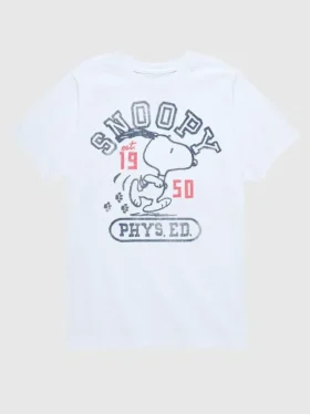 Peanuts Snoopy Sport-T-Shirt für Kinder mit kurzen Ärmeln