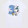 Peanuts-T-Shirt für Kleinkinder zum 3. Geburtstag, kurzärmelig, mit Motiv
