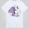 „Peanuts“-T-Shirt mit Grafik für Kleinkinder zum 4. Geburtstag, kurzärmelig