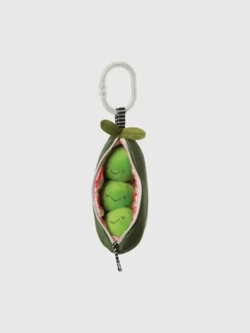 „Peas in a Pod“ – Baby-Rassel und Quietschspielzeug für unterwegs