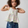 Peplum-Oberteil mit Schleife für Baby & Kleinkind