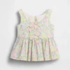 Peplum-Oberteil mit Schleife für Baby & Kleinkind