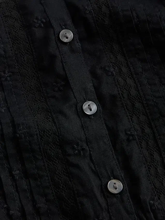 Peplum-Oberteil mit Spitzenbesatz