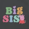 Peppa Pig „Big Sis“-T-Shirt mit Grafik für Kleinkinder