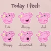 Peppa Pig Moods-T-Shirt für Kleinkinder
