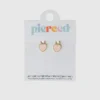 Pierced Co Anhängchen „Peachy Heart“ für Huggie-Ohrringe