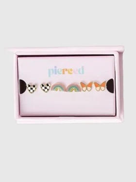 Pierced Co Bestseller-Ohrring-Set mit Schraubverschluss