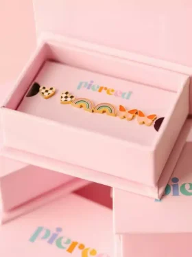 Pierced Co Bestseller-Ohrring-Set mit Schraubverschluss