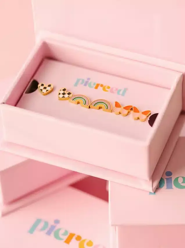 Pierced Co Bestseller-Ohrring-Set mit Schraubverschluss